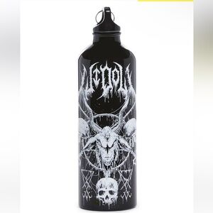 Dollskill Black metal water bottle